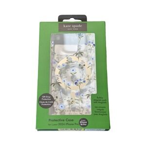 C6O Kate Spade New York iPhone 16 Pro Protective Case w/ MagSafe Precious Bloom